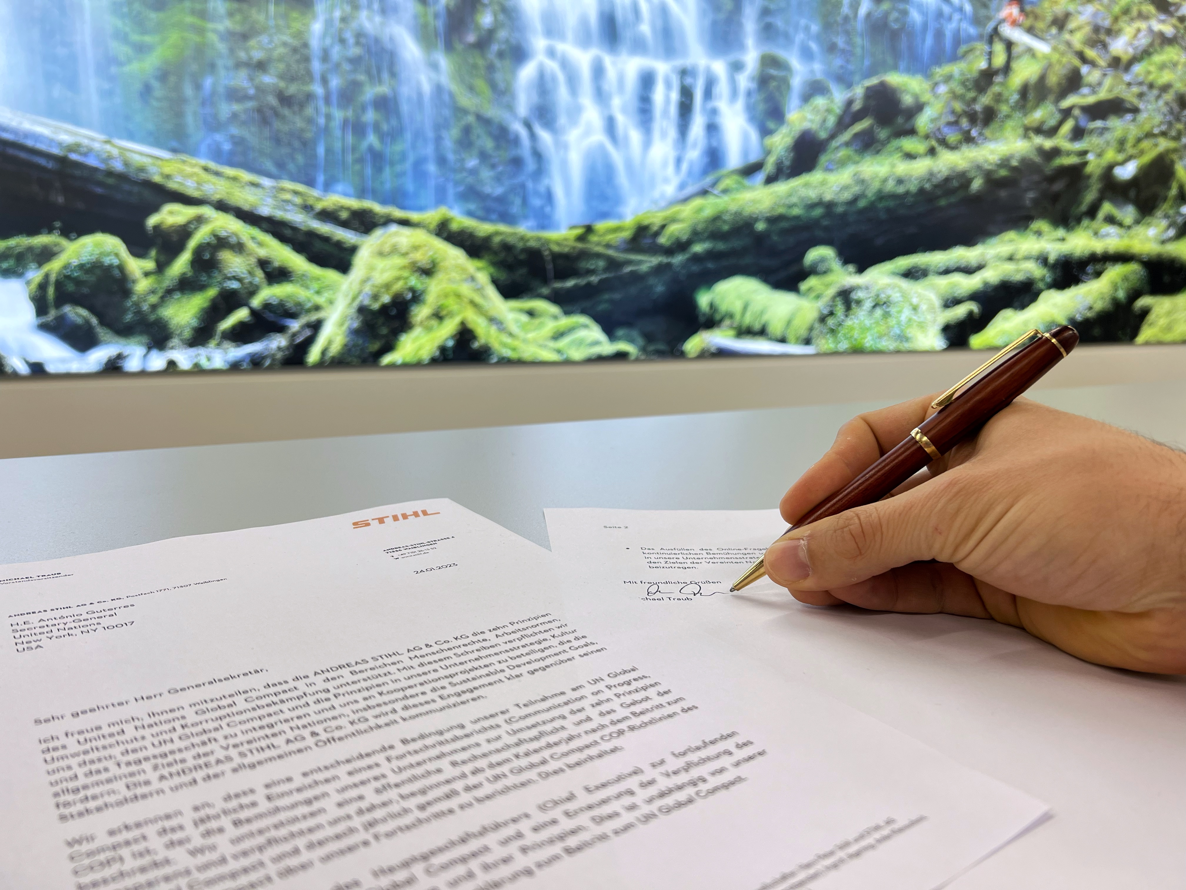 STIHL slutter seg til FNs Global Compact 