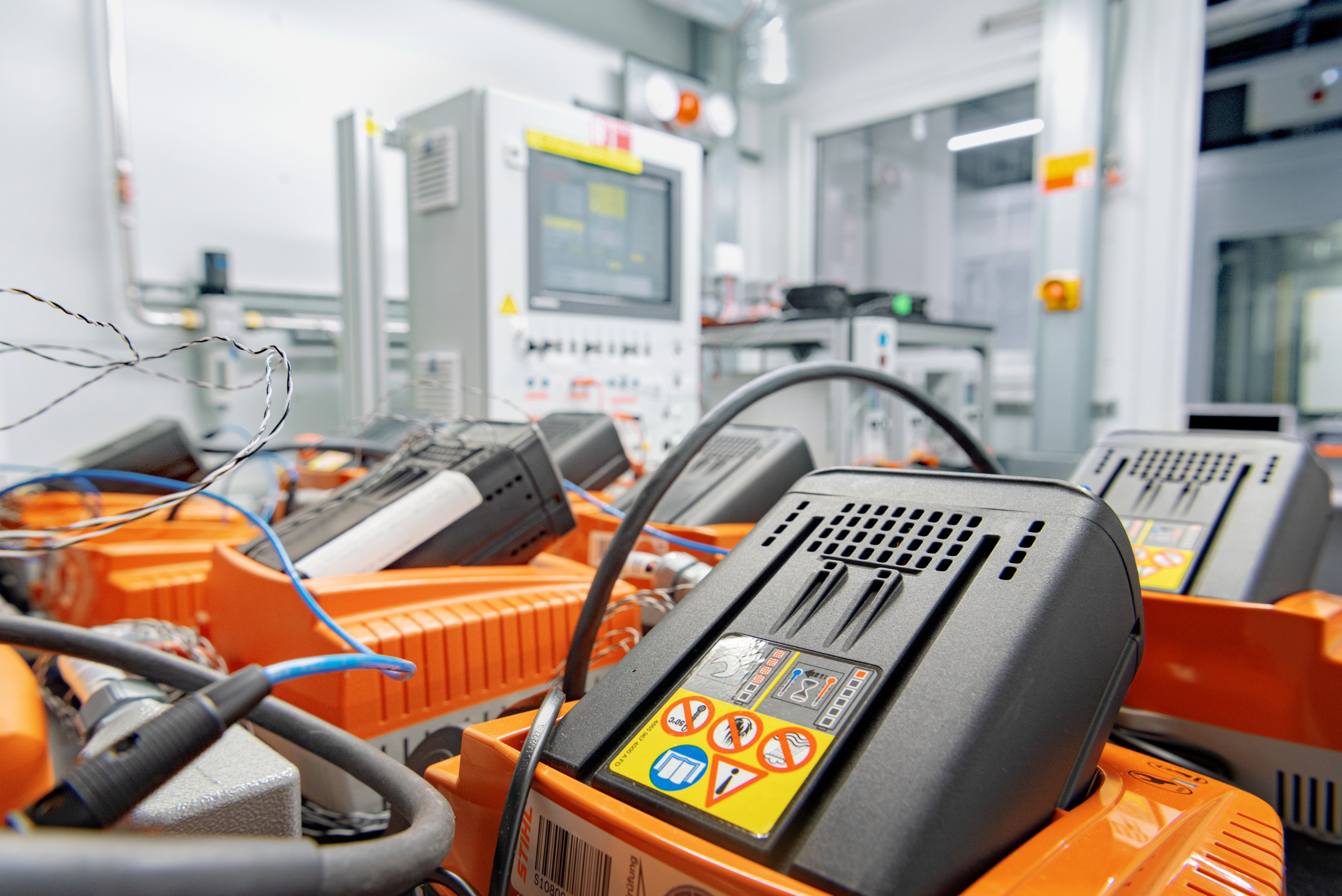 Inntrykk fra STIHLs batteriutvikling